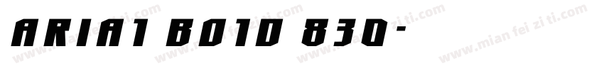 Aria1 Bo1d 830字体转换